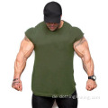 Workout Muscle Slim Baumwolle Fit T-Shirts für Männer